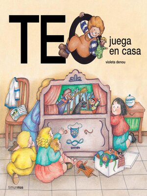 cover image of Teo juega en casa